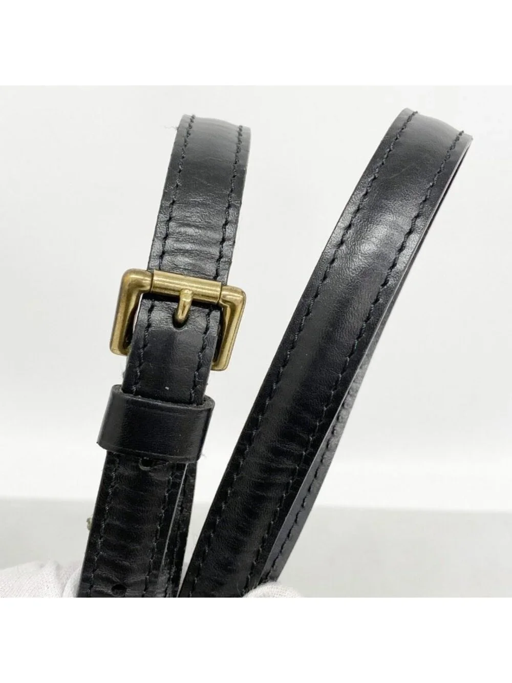 Louis Vuitton Shoulder Bag Epi Grenelle Noir